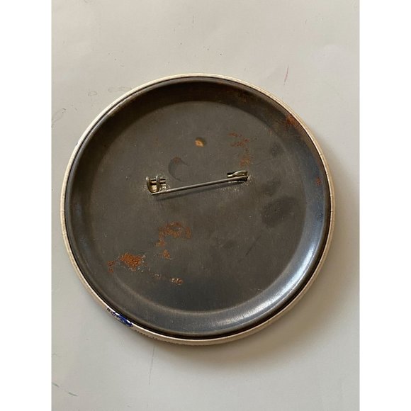 Vintage 60s Elect Edward V. Hanrahan ALDERMAN 36TH WARD Pinback Black Panther - Picture 3 of 3